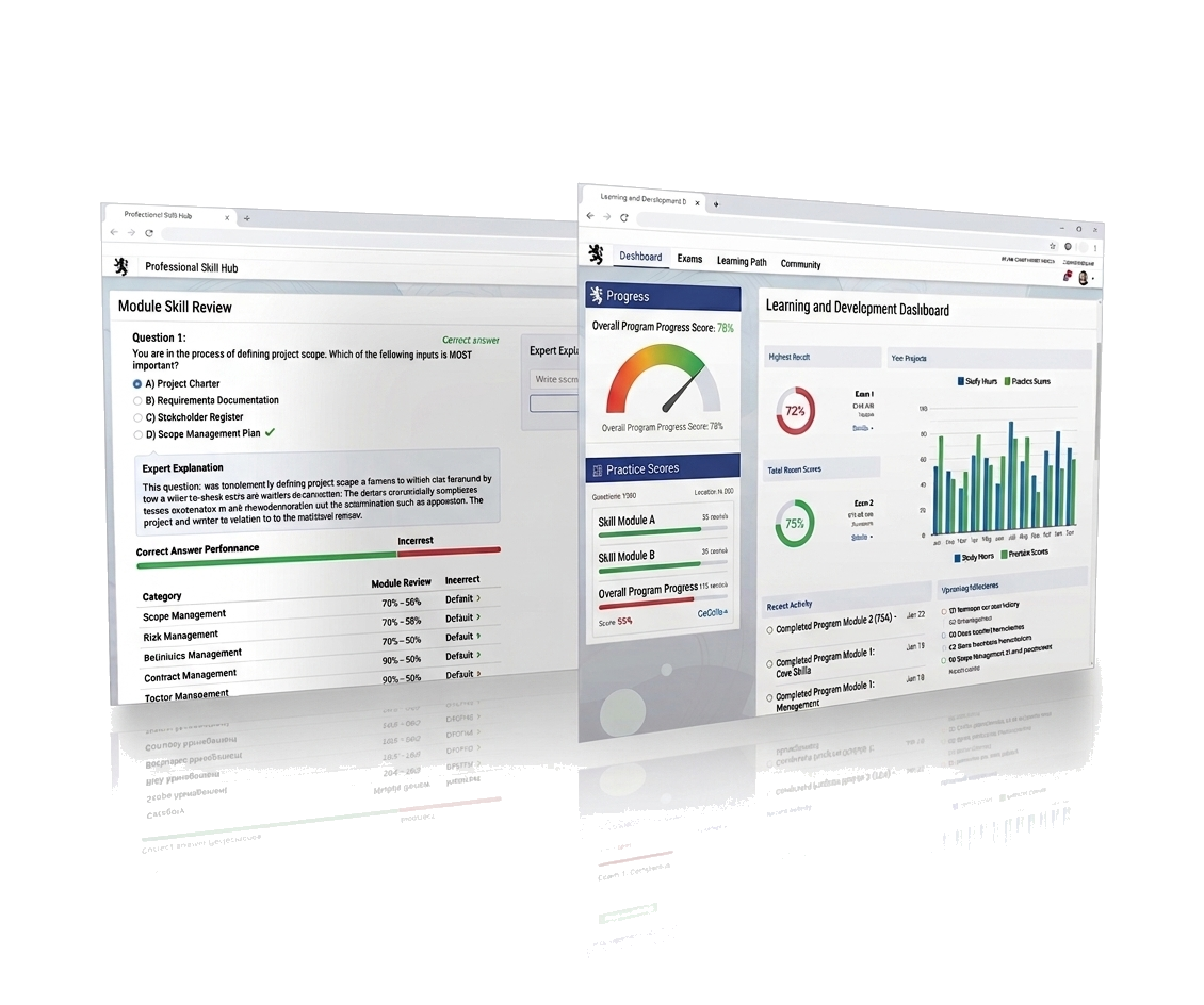 Agent Exams Asia progress dashboard preview